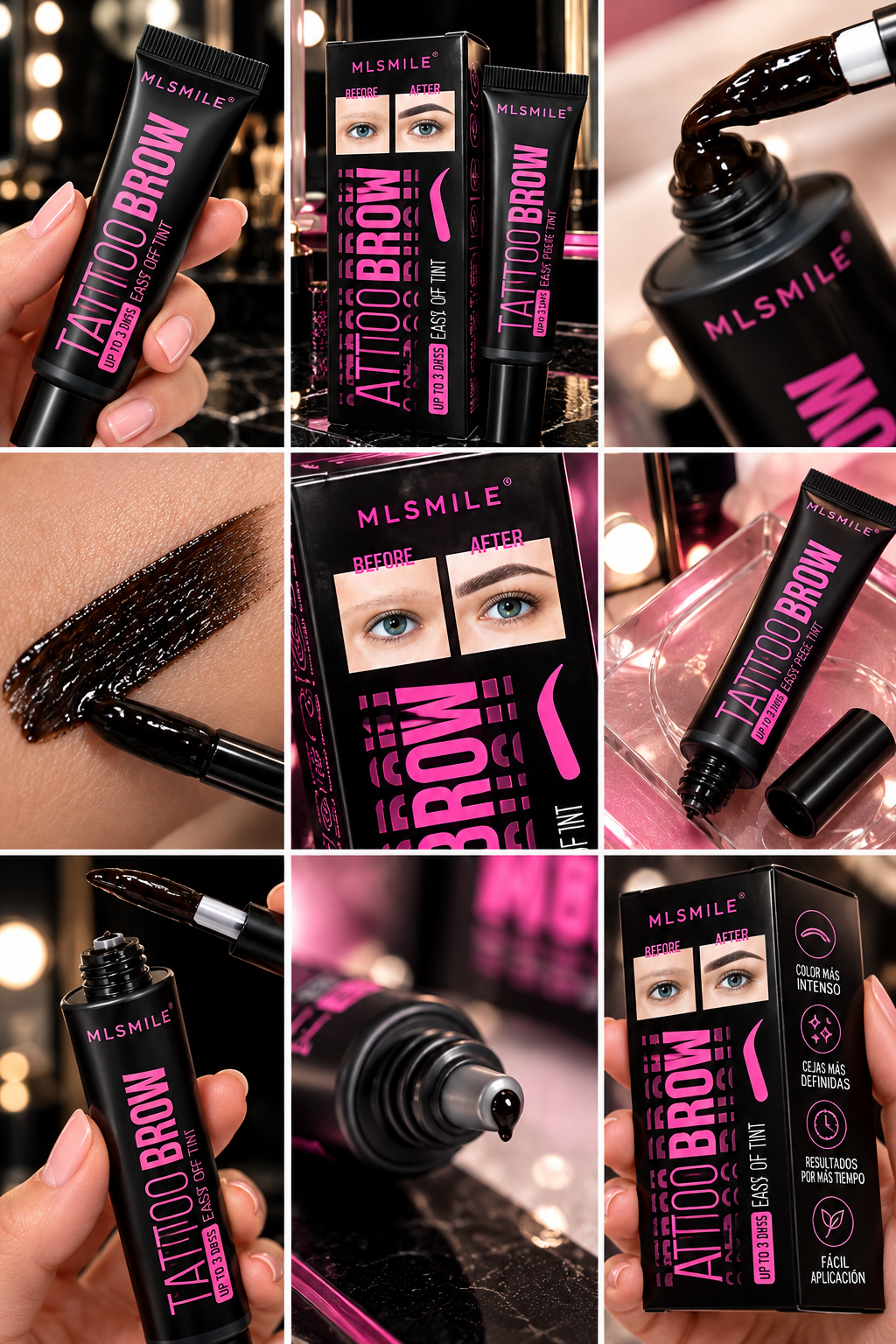 KIT DE TINTE SEMIPERMANENTE PARA CEJAS